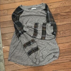 Maurices Heather Gray Knit Top